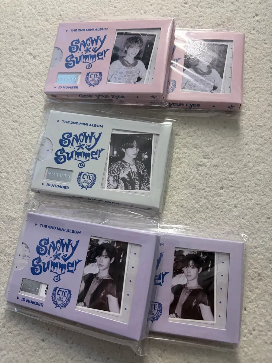 클로즈유어아이즈 미니 2집 Snowy Summer ID Card Ver