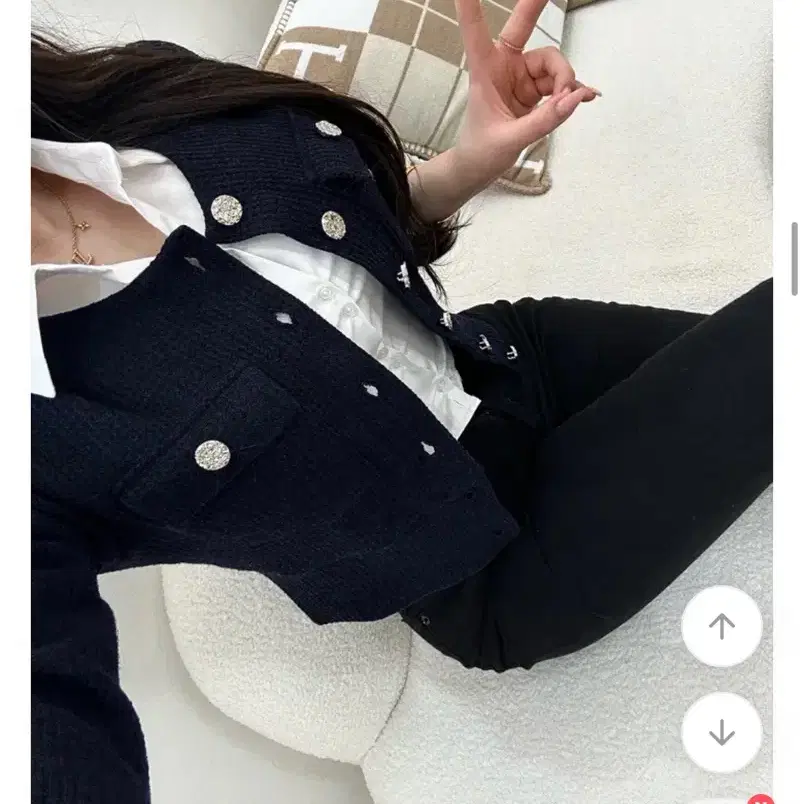 에이블리 와플가디건
