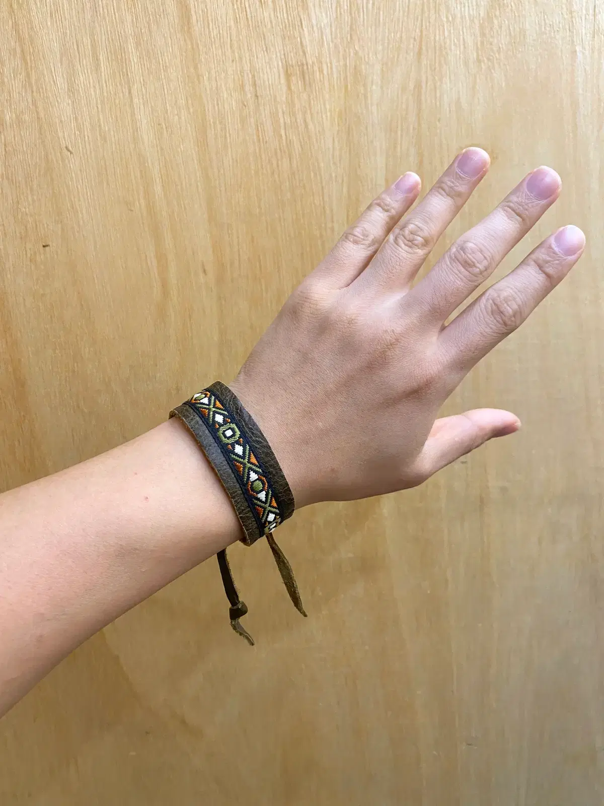 VTG southwestern leather bracelet 사우스웨스턴 레더 팔찌
