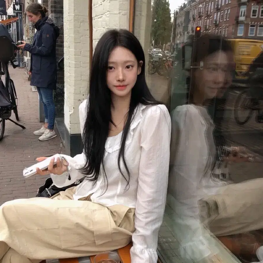 새상품) 샵리즈 leeds 어텀 카고 밴딩팬츠 베이지 숏