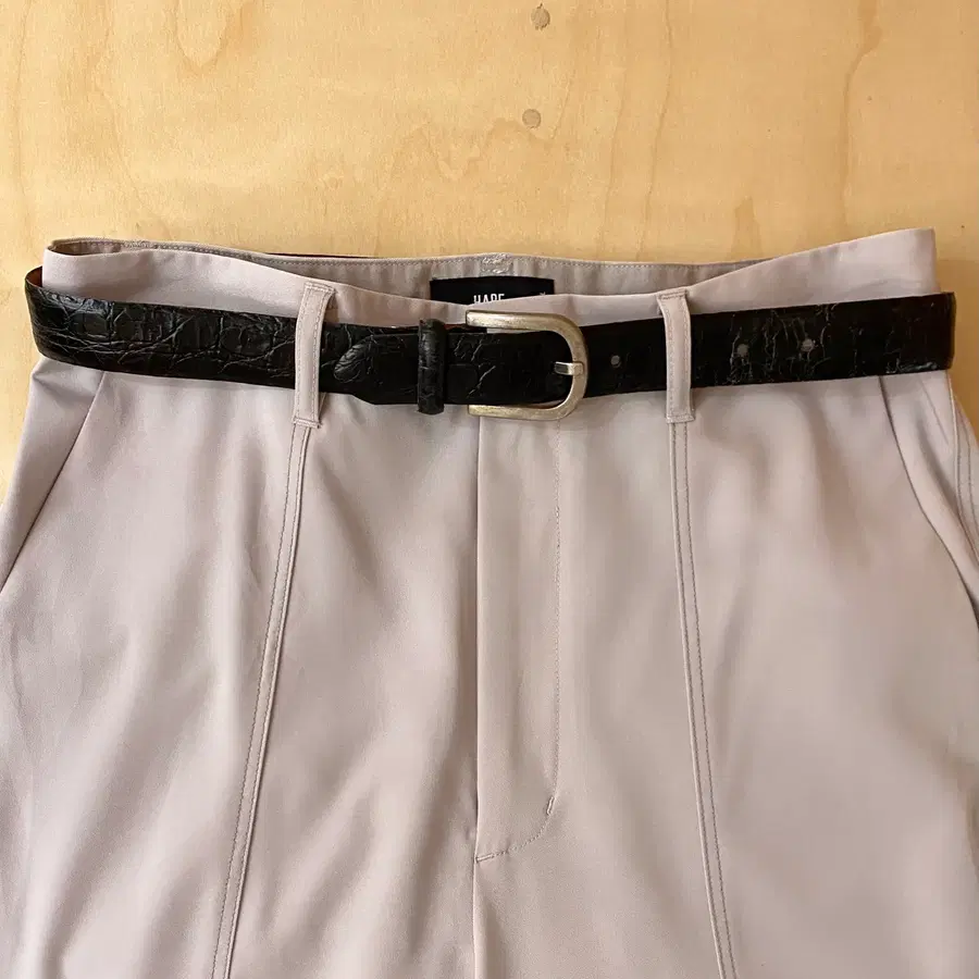 VTG dressy belt 빈티지 크로커다일 드레시 벨트