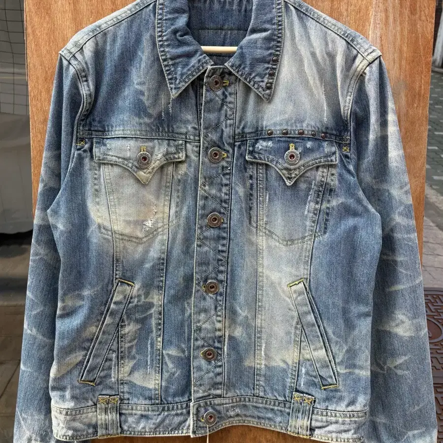 Vintage y2k Studded Denim Jacket
