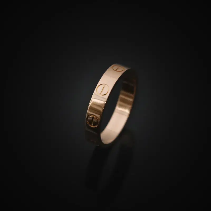 (정품)까르띠에 러브밴드(러브링 스몰) 18K 로즈골드 52호 3.5mm