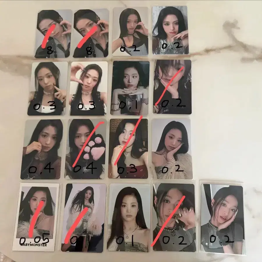 베이비몬스터 아현 포토카드 포카