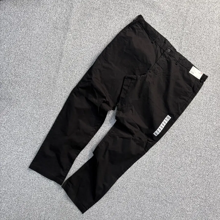 115cm 새상품 유니클로 블랙 면바지 0824J2