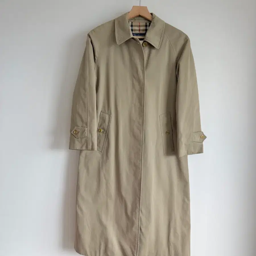 올드 버버리(BURBERRY) 싱글 코트