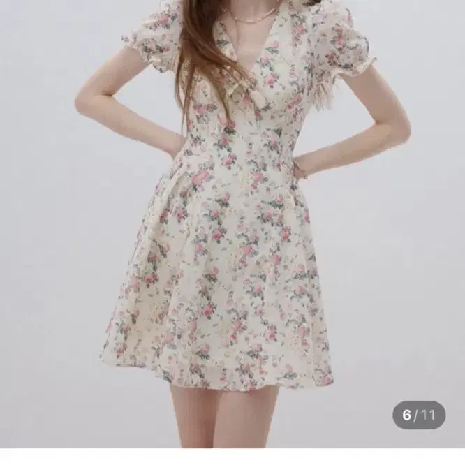 신스덴 새상품 * 플라워원피스 데이트룩
