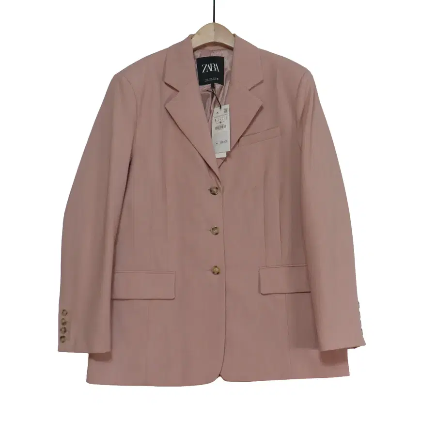 ZARA 자라 더스티핑크 오버핏 블레이저 자켓 L 새상품