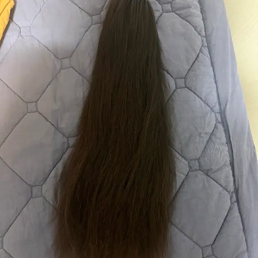 20인치 붙임머리 가발 피스 유팁