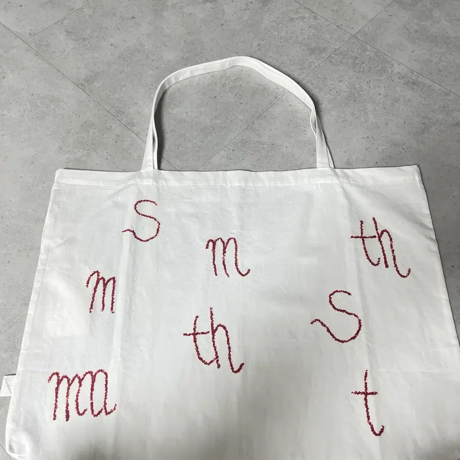 <새상품>스무드무드에코백 Shoom Cotton Bag Red(반택무배)