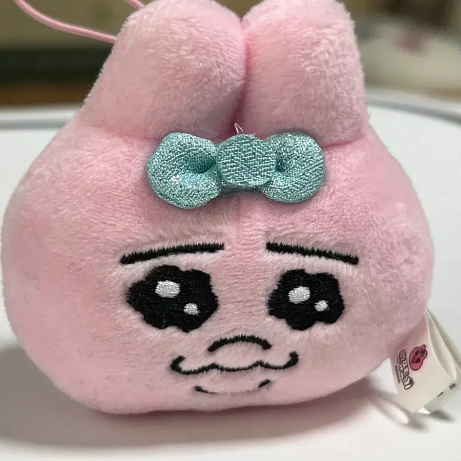 빤쮸토끼 얼굴 인형 키링
