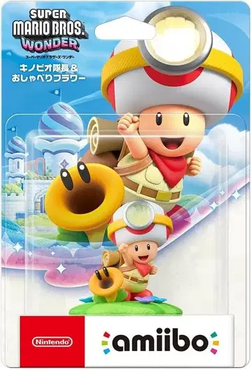 amiibo 슈퍼 마리오브라더스 원더 2종 세트
