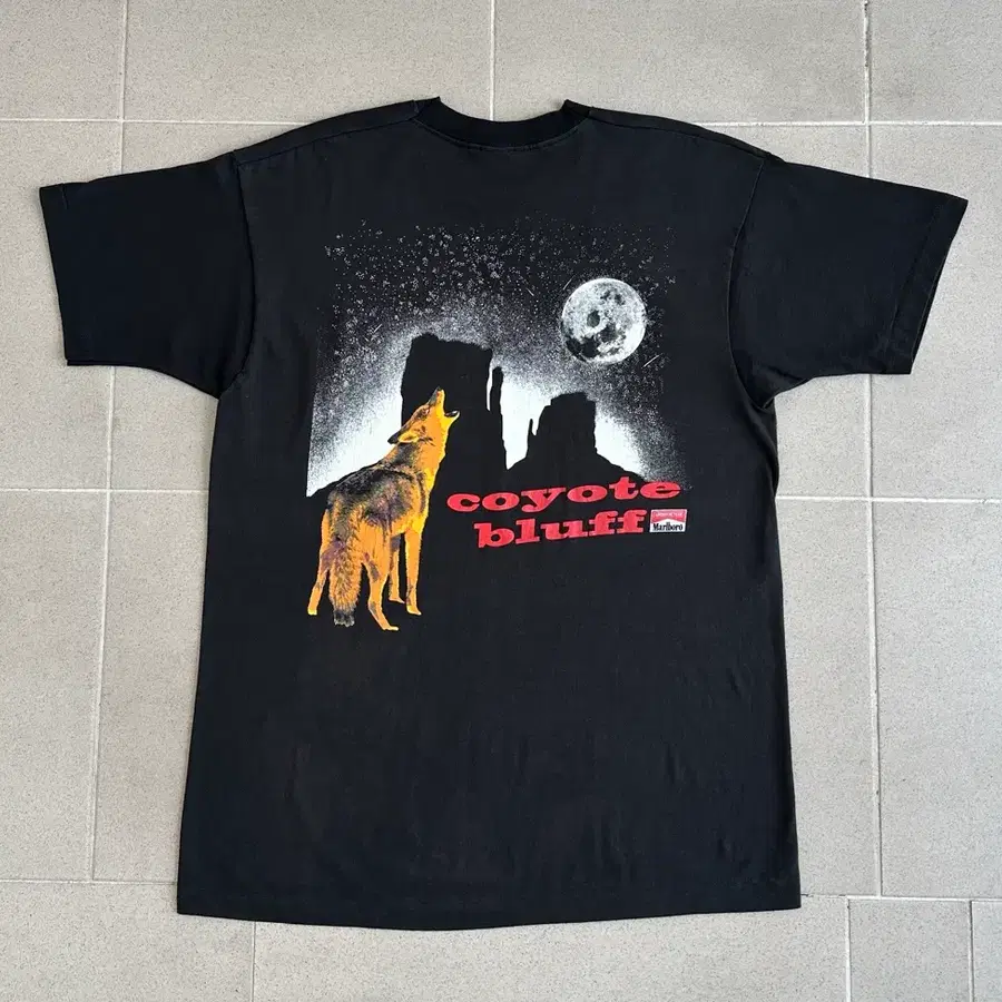 90s 빈티지 말보로 코요테 티셔츠 XL USA