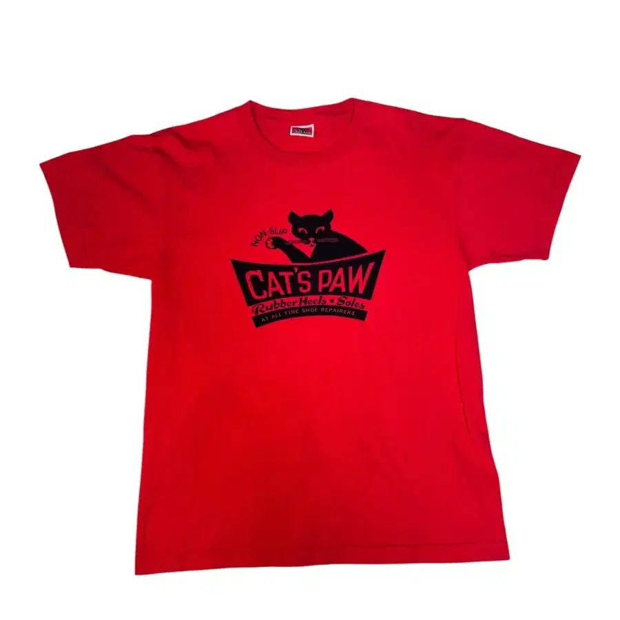 빈티지 CATS PAW 로고 티셔츠 L