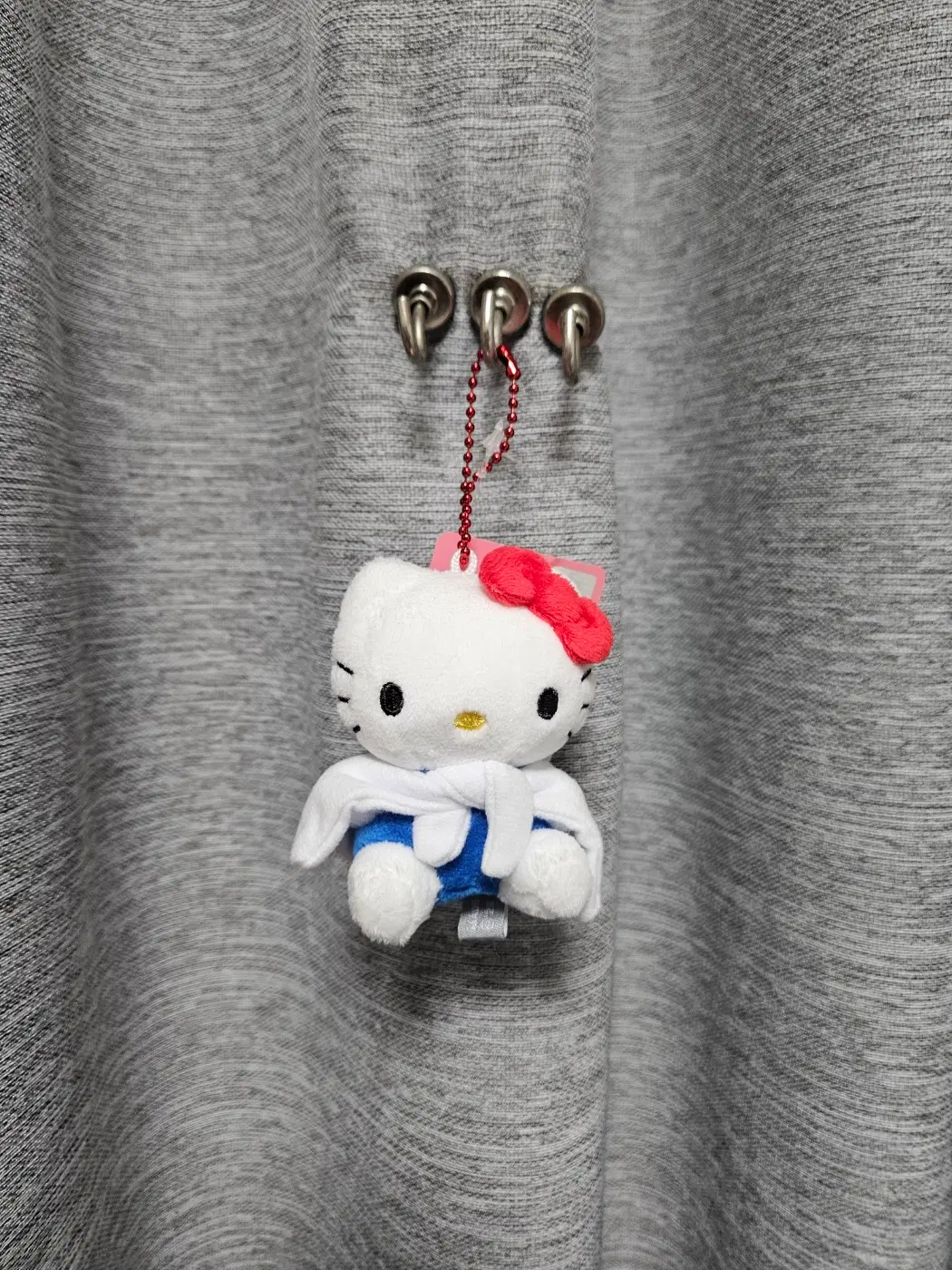정품 산리오 키티 포근 키링 8cm