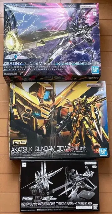 RG 아카츠키 건담 HG 제우스 실루엣 시라누이 팩