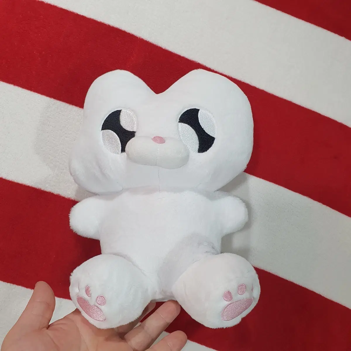 고양이 인형 흰색 솜인형