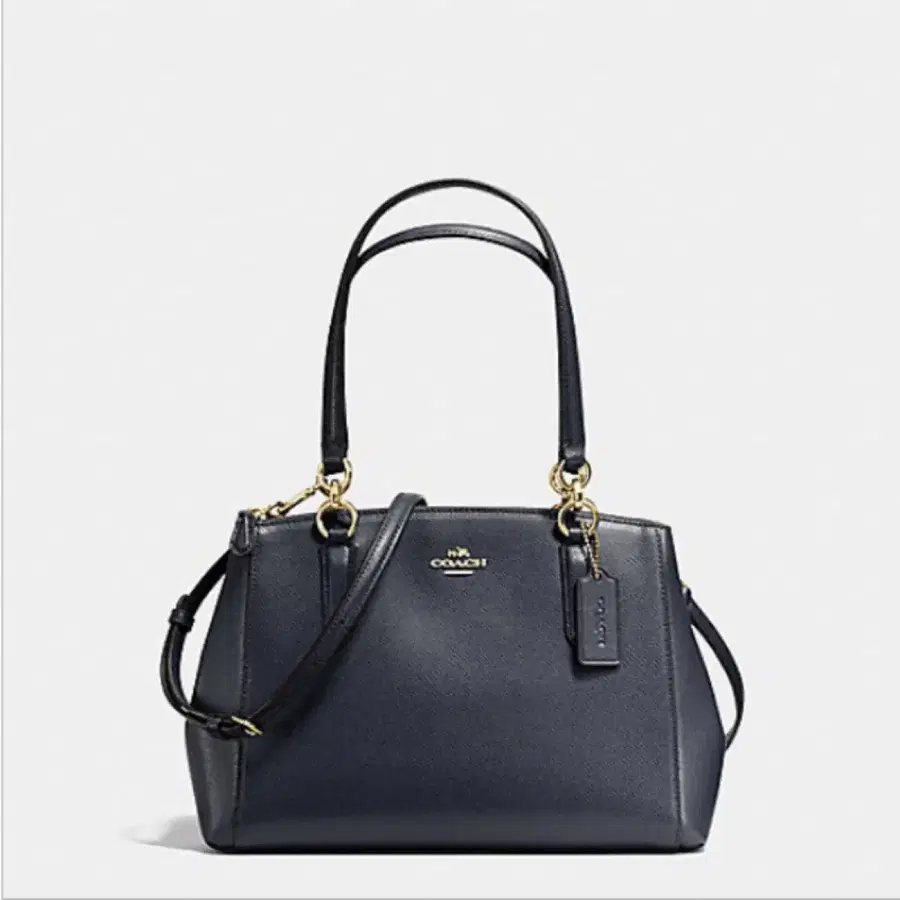 COACH 코치 여성 숄더백 크로스백 가죽 가방 네이비