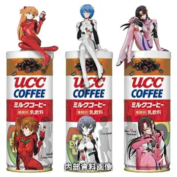 UCC 피규어 포함 커피/에바 신극장판 Q 에바 신극장판 Q 전 3종 세트 피규어 포함 커피 에바Q