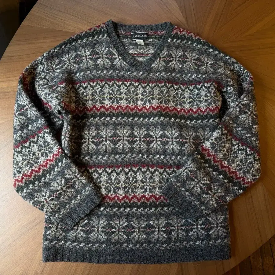 USA made VTG 페어아일 니트 남성105