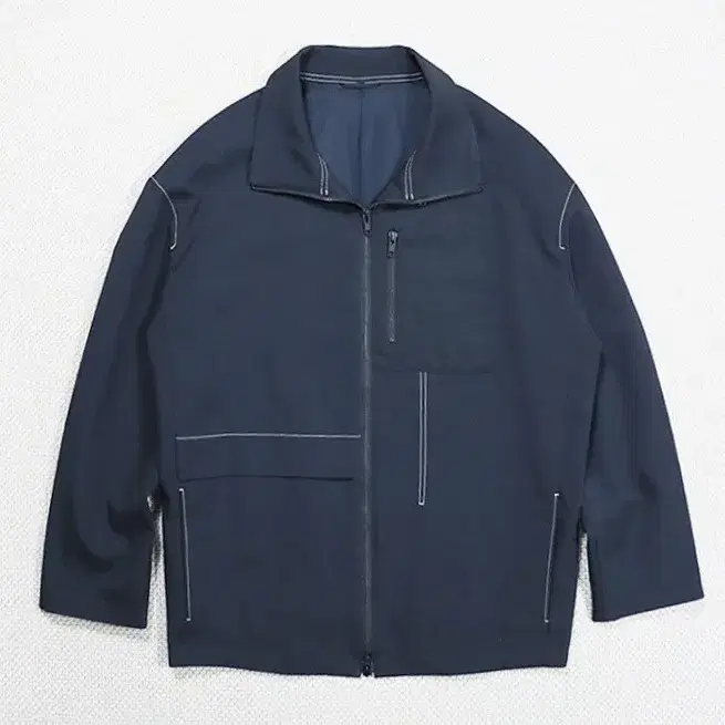 (정품)PUBLIC TOKYO 스티치 집업 자켓 (105)