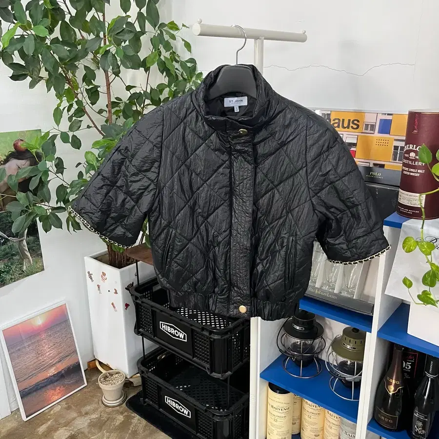 세인트존 하프 퀼팅 자켓 S