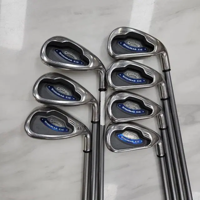 캘러웨이 정품 X-16 R 중고7아이언.4-PW