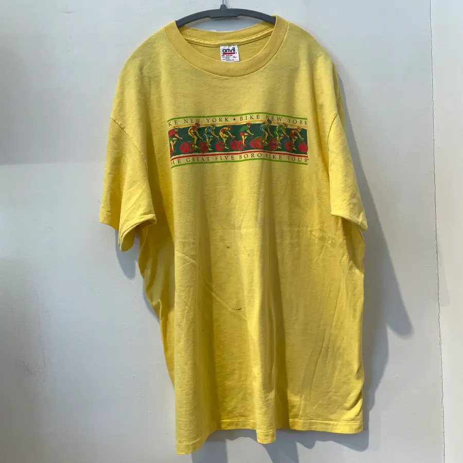 BIKE NEW YORK Yellow T-shirts XL
