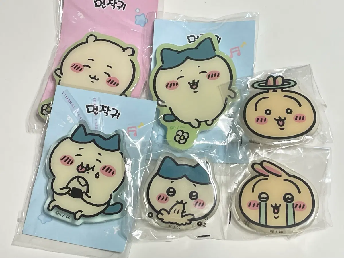 먼작귀 그립톡 6개 세트 미개봉