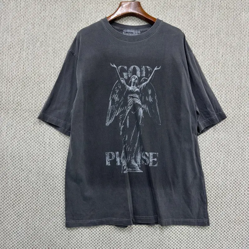 LORENZO 빈티지 피그먼트 반팔티 XL H02859