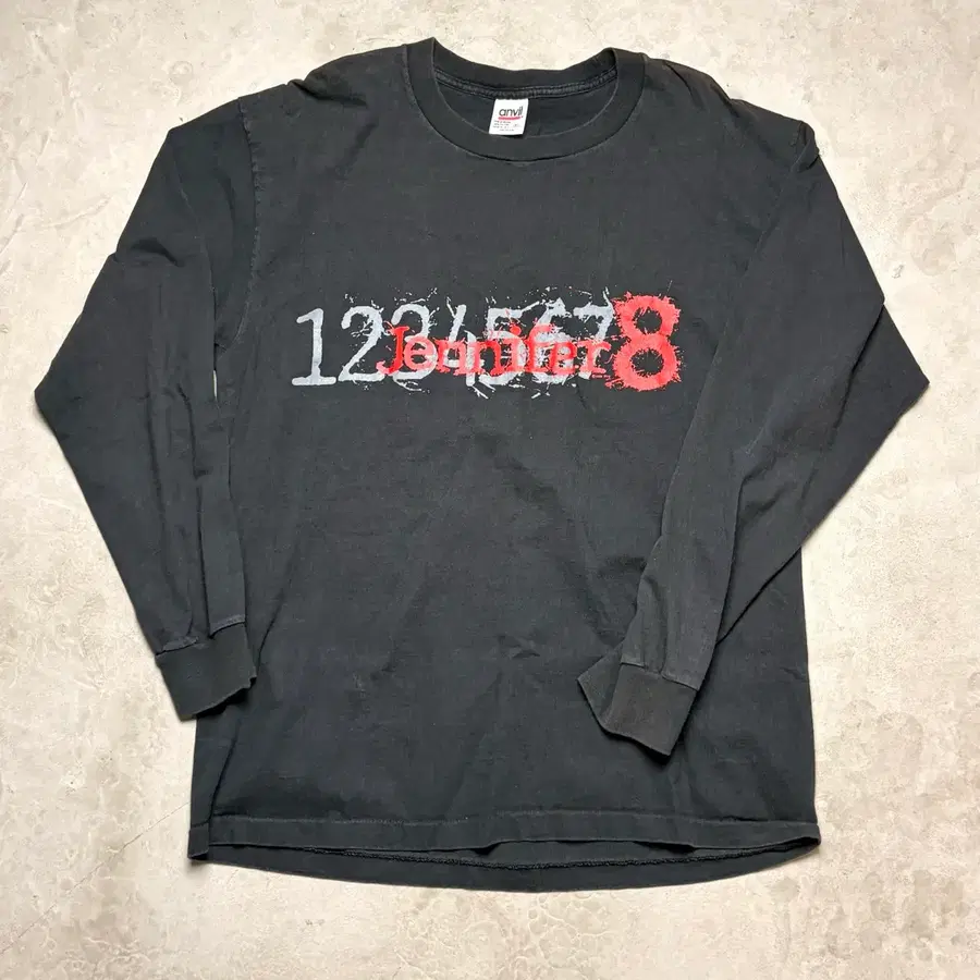 [XL] USA 90s 제니퍼8 영화 롱슬리브 긴팔티셔츠 싱글스티치