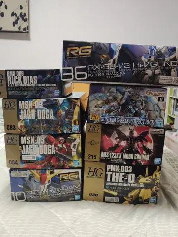 건담 프라모델 HG RG 8개 세트 묶음 판매