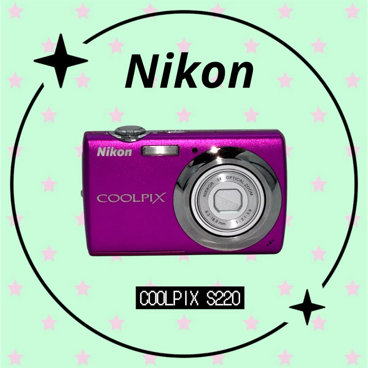 (색감/감성) Nikon 니콘 쿨픽스 s220 디카 디지털카메라