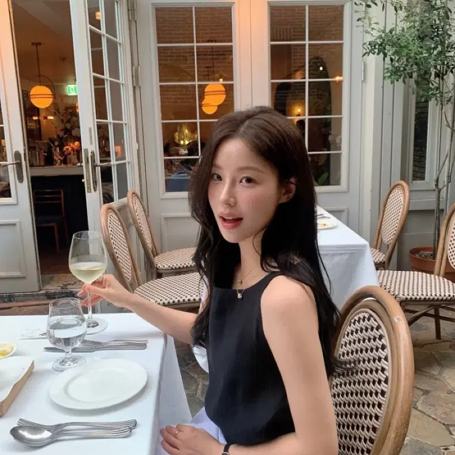 토우즈 스카프 원피스 새상품 (아이보리)