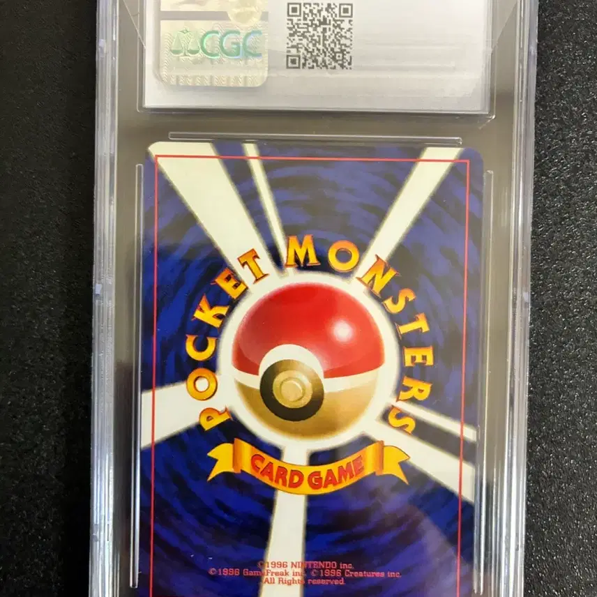 포켓몬 일판 CGC 10등급 1996 근육몬 초기 구판 올드백 포켓몬카드 사진 2