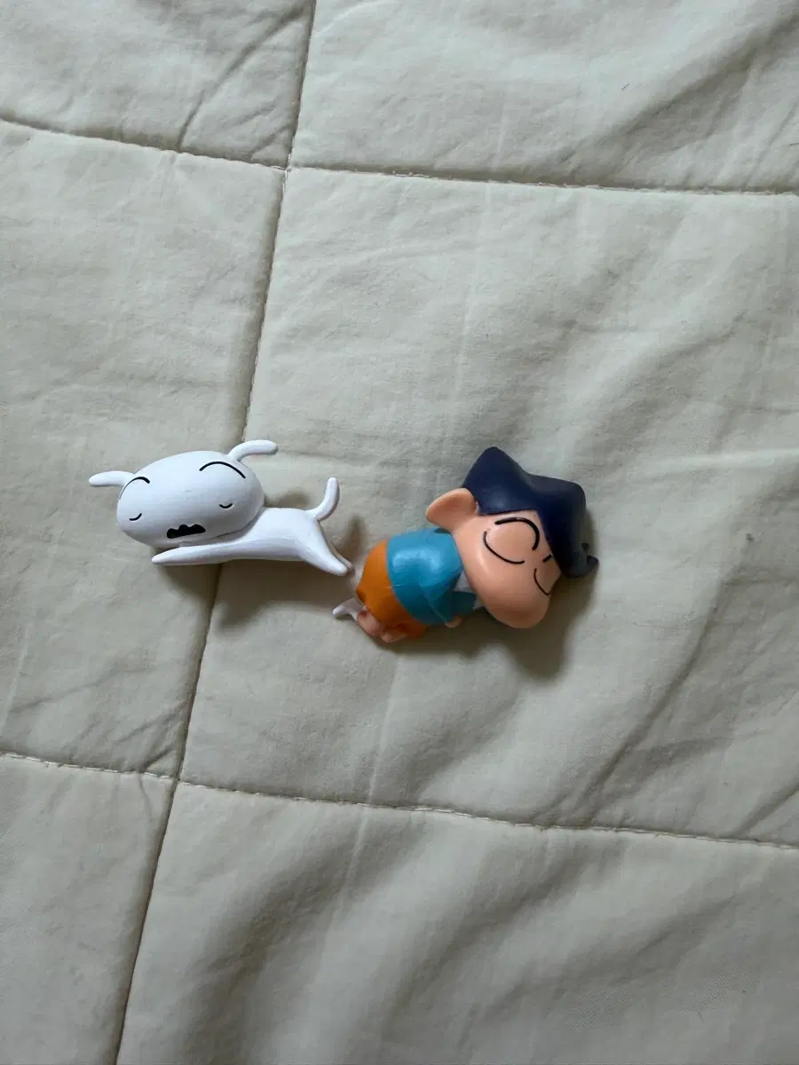 흰둥이,철수 피규어
