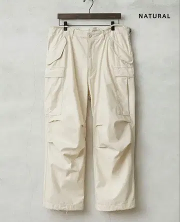 WAIPER.inc 미군 M-65 필드 카고 팬츠 내추럴