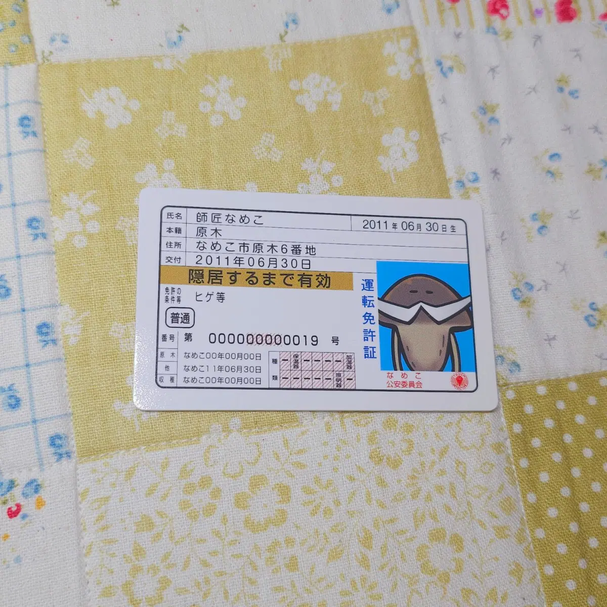[일본정품] 고전 나메코 카드
