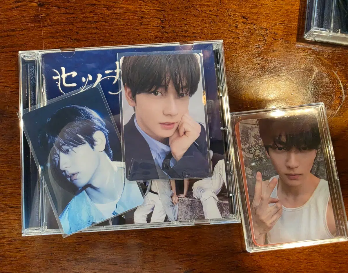 투모로우바이투게더 CD 포카 세츠나 하나비 뮤직코리아 럭키드로우 수빈 휴닝카이/ 태현