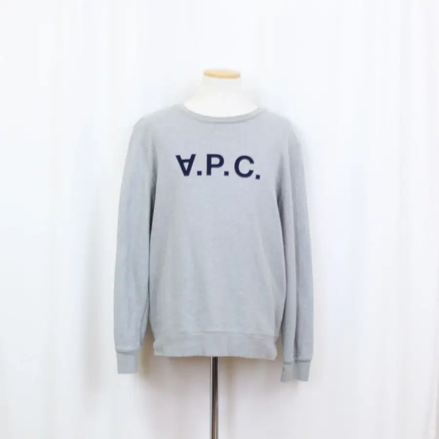 [정품] 아페쎄(A.P.C.) 남성 그레이 팔 라운드넥 티셔츠 (L) 상상샵