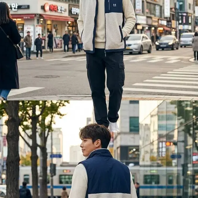 언더아머 플리스 조끼