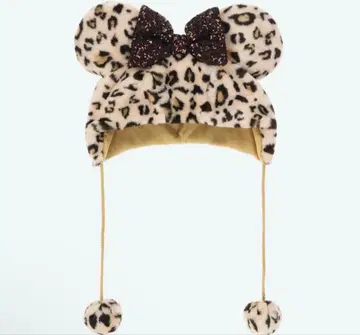 디즈니 팬캡 레오파드 무늬 미니