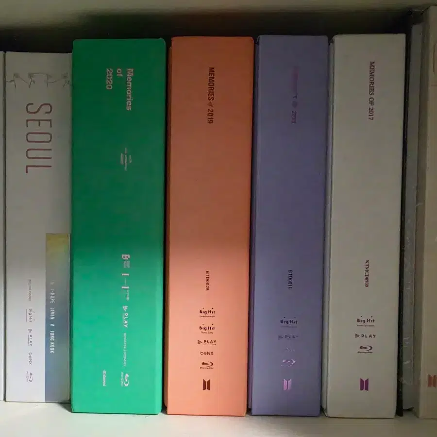 방탄소년단 메모리즈 썸패 윈패 콘서트 DVD 블루레이 포토북