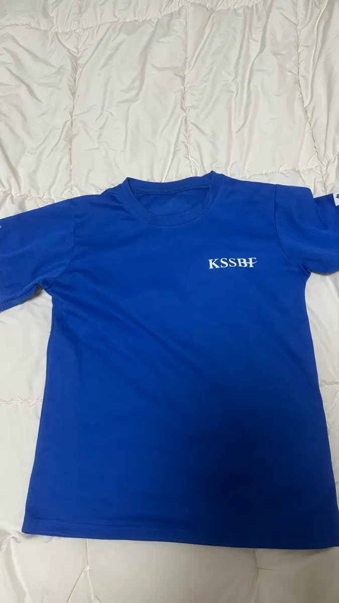 KSSBF 반팔 티셔츠 블루 m