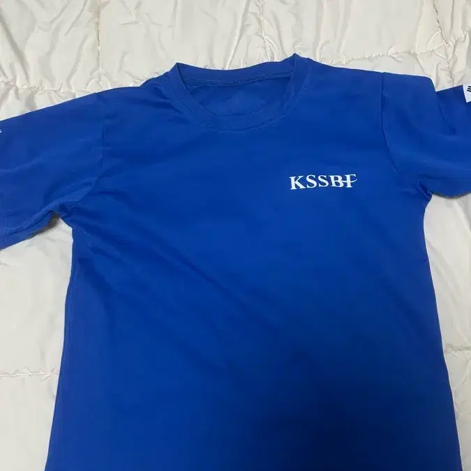 KSSBF 반팔 티셔츠 블루 m