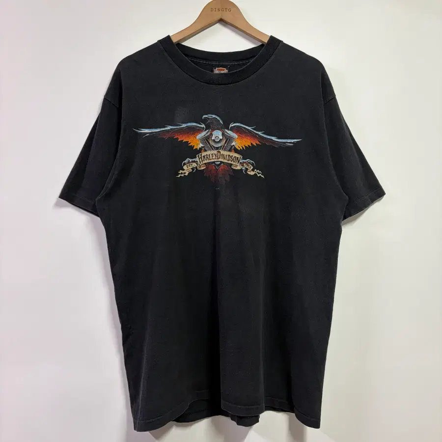 [XL] 할리데이비슨 90s 빈티지 반팔 티셔츠