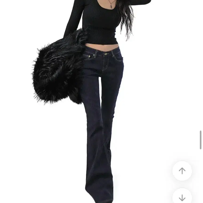 (구해요) DEEP CURVED LOW RISE STITCH DARK DENIM BOOTCUT DENIM JEANS 딥커브 로우라이즈 스티치 진청 부츠컷 데님진