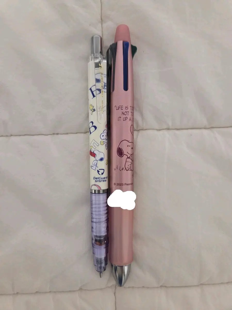 (일괄) 스누피 닥터그립 4색 + 샤프 멀티볼펜 스누피 델가드 샤프
