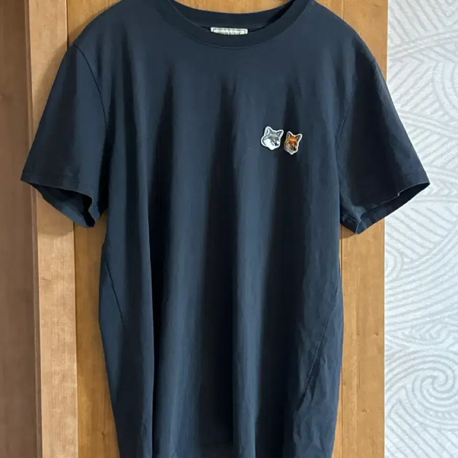 메종키츠네 더블폭스 헤드 반팔티 s