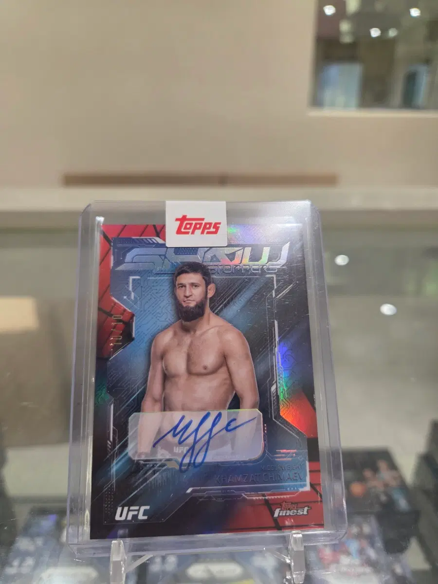 Finest UFC Khamzat Chimaev치마예프 선수 친필 사인카드 10한정